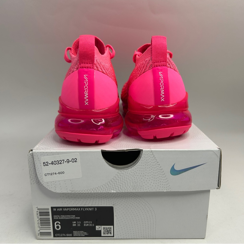 Nike Air Vapormax Flyknit 3.0 WMNS “Triple Digital Pink” 2023 - Picture 4 of 4